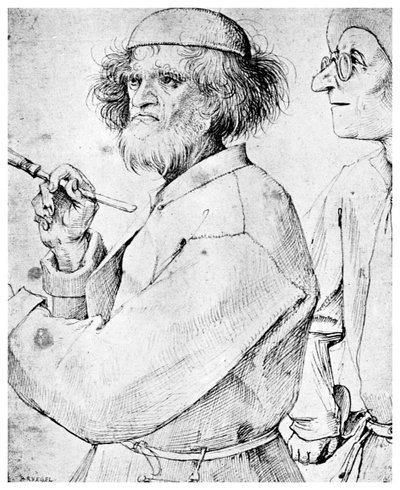 Il pittore e il conoscitore, c1565 1956 da Unbekannt