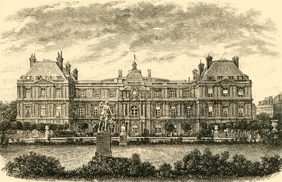 Il Palais De Luxembourg, Parigi da Unbekannt