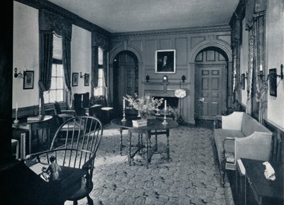 Il salotto della Raleigh Tavern, c1938 da Unbekannt