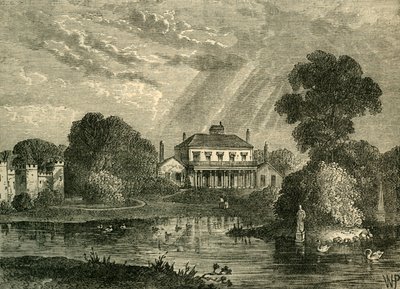 Il Padiglione, Hans Place, nel 1800, c1876 da Unbekannt