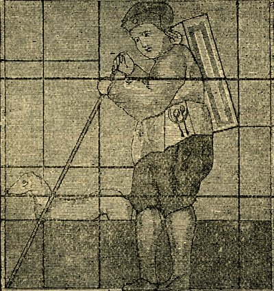 Il venditore ambulante e il suo cane, precedentemente nella chiesa di Lambeth, c1878 da Unbekannt