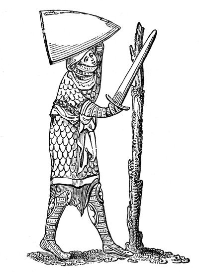 Il Pel Quintain, 14° secolo, 1883 da Unbekannt