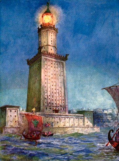 Il Faro di Alessandria, Egitto, 1933-1934 da Unbekannt