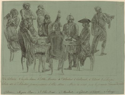 Il pasto dei filosofi, dopo il 1772 da Unbekannt