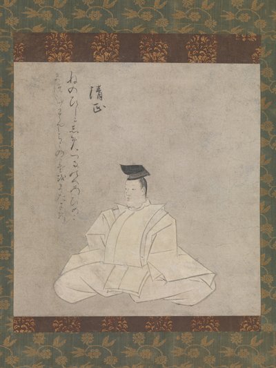 Il poeta Fujiwara Kiyotada, seconda metà del XIII secolo da Unbekannt