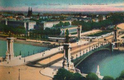 Il Ponte Alessandro III, Parigi, c1920 da Unbekannt