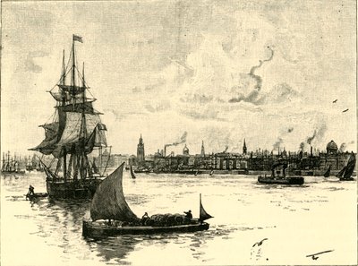 Il porto di Liverpool, 1898 da Unbekannt