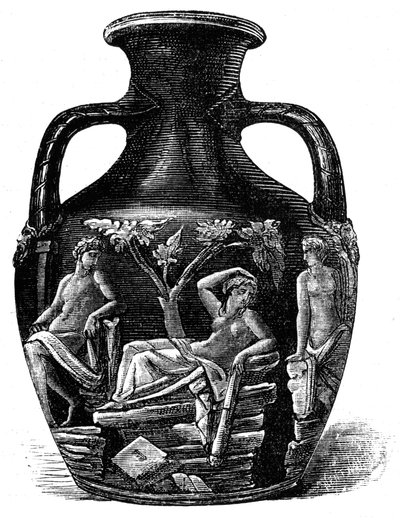 Il vaso di Portland, 1891 da Unbekannt