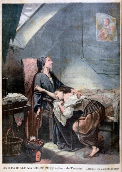 La famiglia indigente, o Il suicidio, 1849, 1897 da Unbekannt