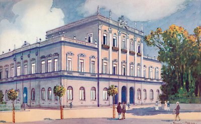 La Prefettura del Distretto Federale. Angolo nord-orientale della Praca da Republica da Unbekannt