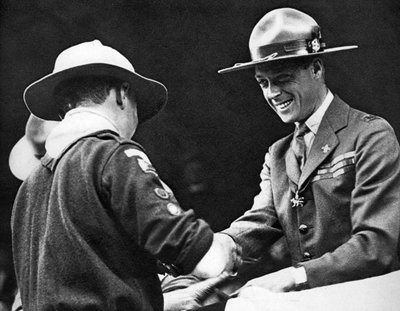 Il Principe di Galles come Capo Scout del Galles da Unbekannt