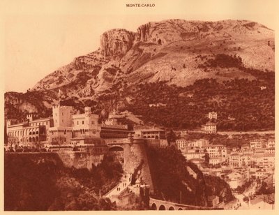 Il Palazzo dei Principi e la Condamine, Monte Carlo, 1930 da Unbekannt