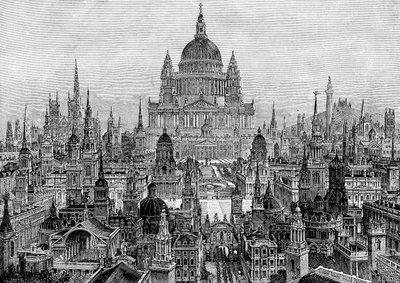 Le opere principali di Sir Christopher Wren, 1882 da Unbekannt