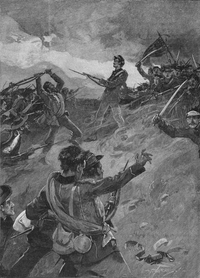 Il premio fu conteso accanitamente acciaio contro acciaio, 1896, 1902 da Unbekannt
