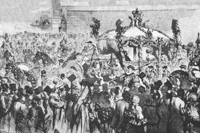 La processione a Westminster, 31 gennaio 1856, 1901 da Unbekannt