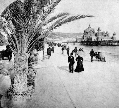 La Promenade des Anglais, Nizza, Francia, fine XIX secolo da Unbekannt