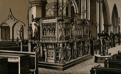 Il Pulpito, Chiesa di San Nicola, c1880 da Unbekannt