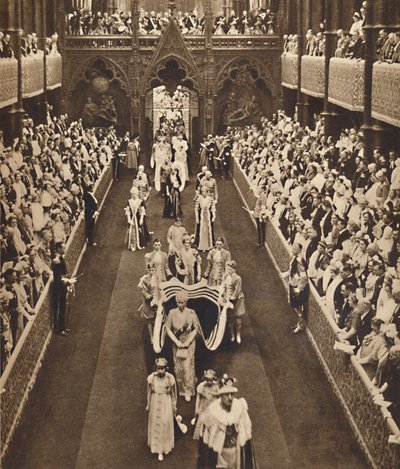 La processione della Regina Madre, 12 maggio 1937 da Unbekannt