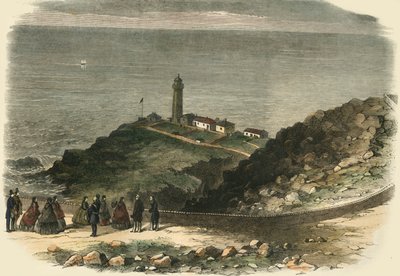 La regina in visita al faro di South Stack, Holyhead, 1853 da Unbekannt
