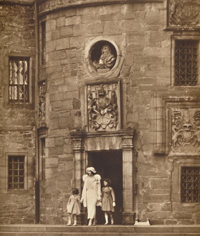 La regina nella sua vecchia casa, Castello di Glamis da Unbekannt