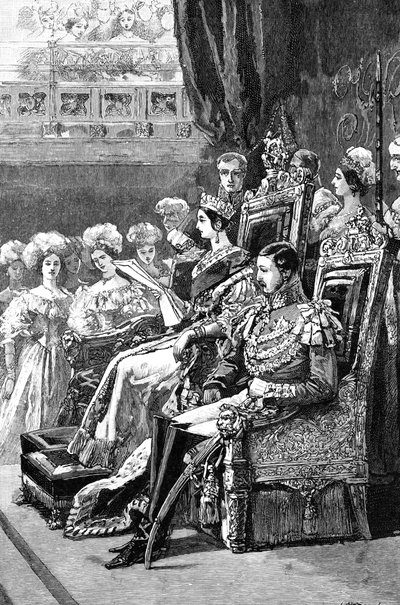 La Regina apre il Parlamento, 1846 da Unbekannt