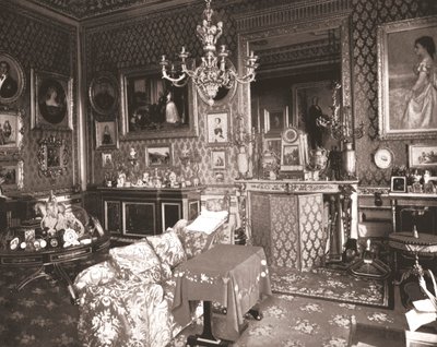 La sala della regina, Castello di Windsor, Berkshire, 1894 da Unbekannt