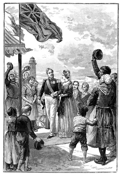 La visita della Regina in Francia, XIX secolo, 1900 da Unbekannt