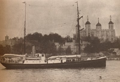 La Quest, in cui Sir Ernest Shackleton salpò nel settembre 1921, per quella che si sarebbe rivelata la sua ultima da Unbekannt