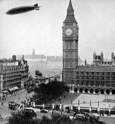 Il R101 che passa sopra la Camera dei Comuni, 14 ottobre 1929 1936 da Unbekannt