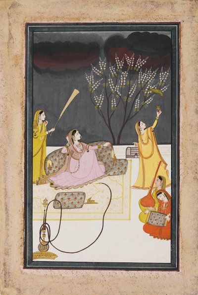 La Ragini Dhanasari Desi del Raga Dipaka da Unbekannt