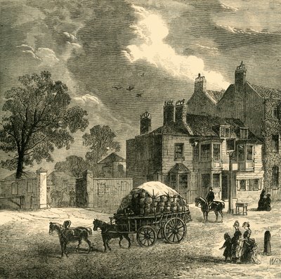 The Red Cow Inn, Hammersmith, c1878 da Unbekannt