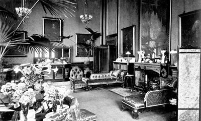 La sala dei disegni rossi nella casa del presidente, Palazzo di Westminster, Londra, c1905 da Unbekannt