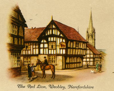 Il Leone Rosso, Weobley, Herefordshire da Unbekannt