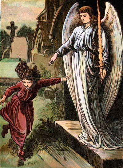 Le scarpette rosse, fiaba di Hans Christian Andersen, c1880 da Unbekannt