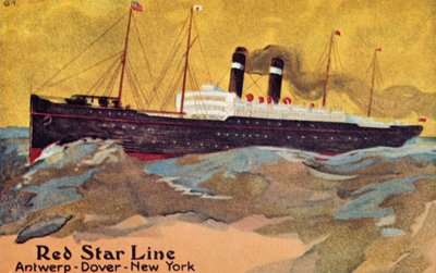 La Red Star Line, c1900 da Unbekannt