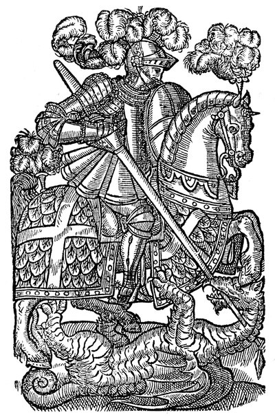 Il Cavaliere della Croce Rossa, 1598, 1893 da Unbekannt
