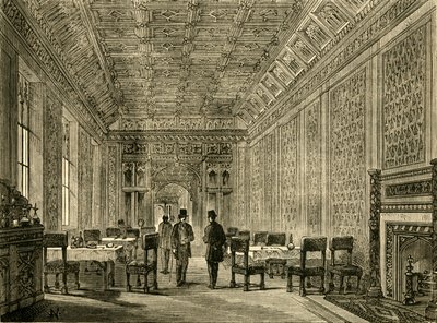 La sala di ristoro della Camera dei Lord, 1881 da Unbekannt