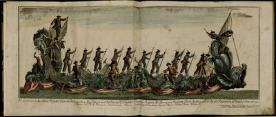 La regata a Venezia in onore del principe Edoardo, duca di York, il 4 giugno 1764, ca 1764 da Unbekannt