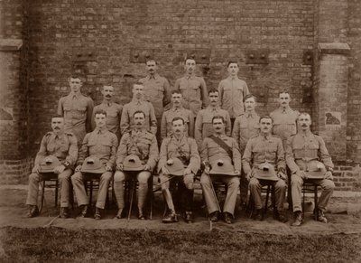 La polizia reggimentale del 1° Royal Munster Fusiliers, Rangoon, Birmania, 1913 da Unbekannt