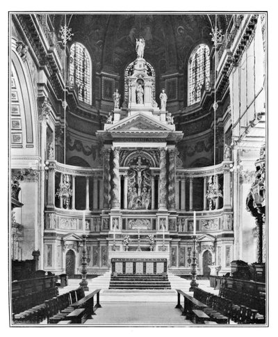 Il Reredos nella Cattedrale di San Paolo da Unbekannt