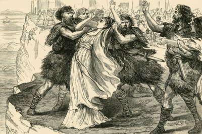 Gli schiavi ribelli a Enna, 1890 da Unbekannt