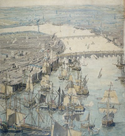 Il panorama di Rhinebeck, c1807 da Unbekannt