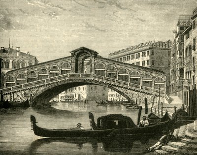 Il Rialto, Venezia, 1890 da Unbekannt