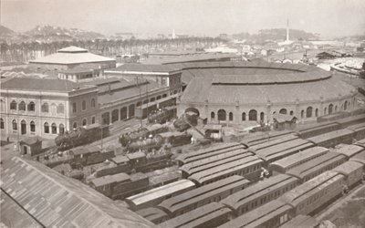 Il terminal di Rio de Janeiro della Ferrovia Centrale del Brasile, 1914 da Unbekannt