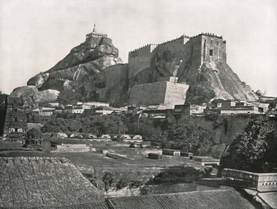 La Roccia vista da nord, Trichinopoly, India da Unbekannt