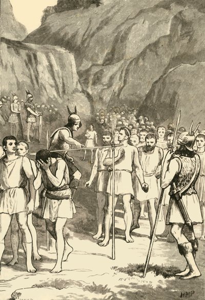 I Romani passano sotto il giogo alle Forche Caudine da Unbekannt