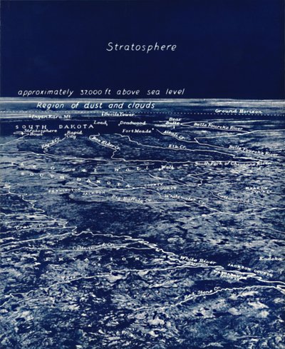 La rotondità della Terra dalla stratosfera, 1935 da Unbekannt