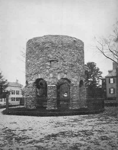 La Torre Rotonda a Newport, c. 1892 da Unbekannt