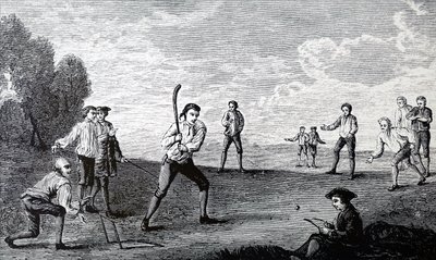 Il Royal Academy Club che gioca a cricket da Unbekannt