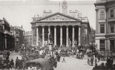 La Borsa Reale, Londra, fine XIX o inizio XX secolo da Unbekannt